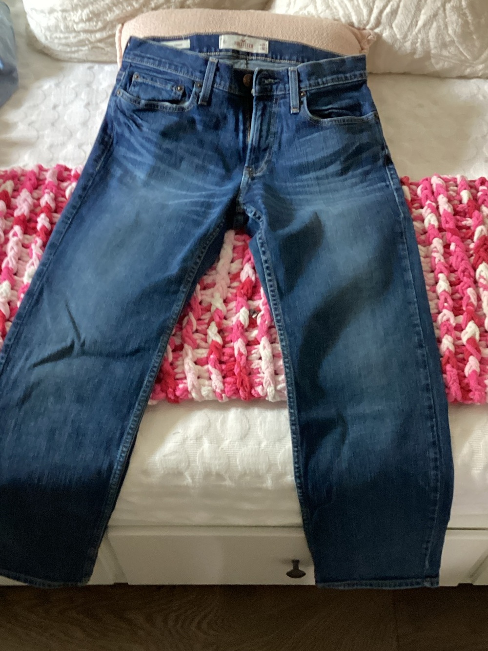 Hollister Men's Straight Leg Indigo Jeans